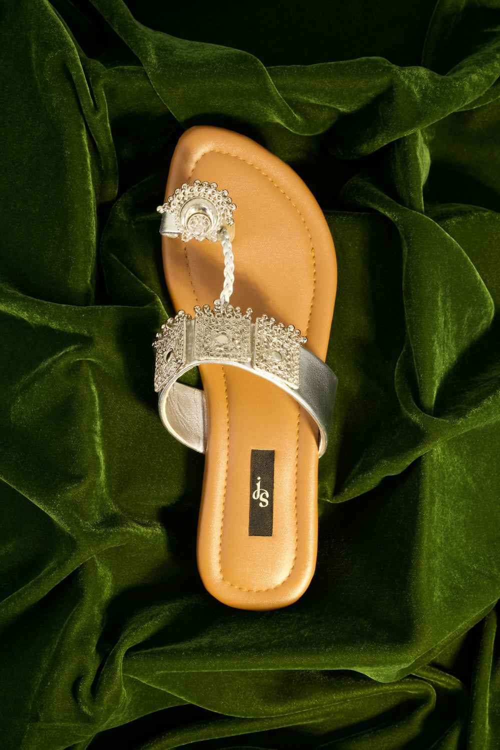 JootiShooti - Chand Bali Silver Kolhapuri For Women