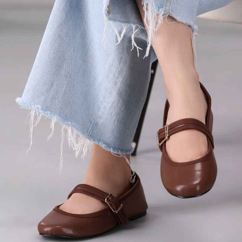 JootiShooti - Chestnut Essential Mary Jane For Women