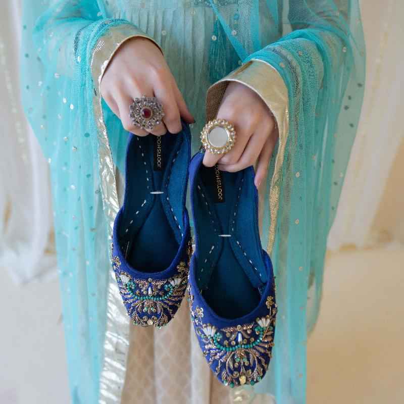 JootiShooti - Feroza Khussa (Blue)