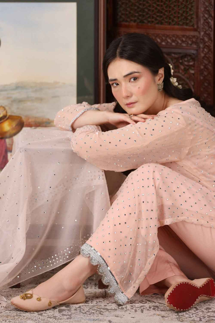 JootiShooti - Mehvar Blush Cream Khussa For Women