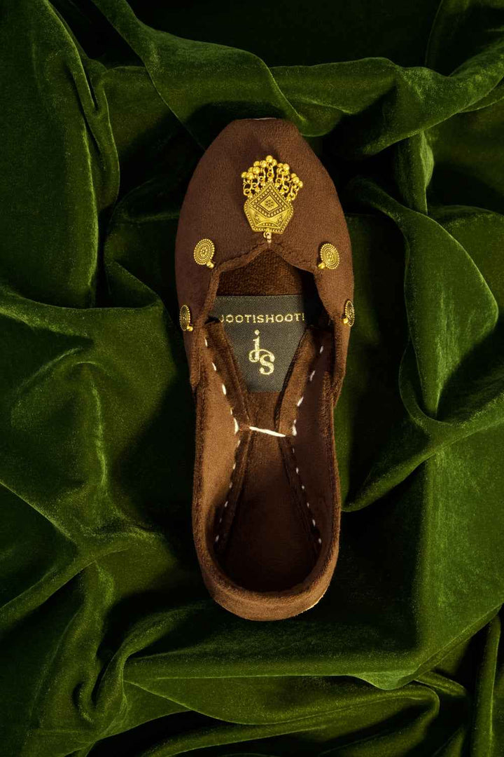 JootiShooti - Mehvar Cocoa Brown Khussa For Women