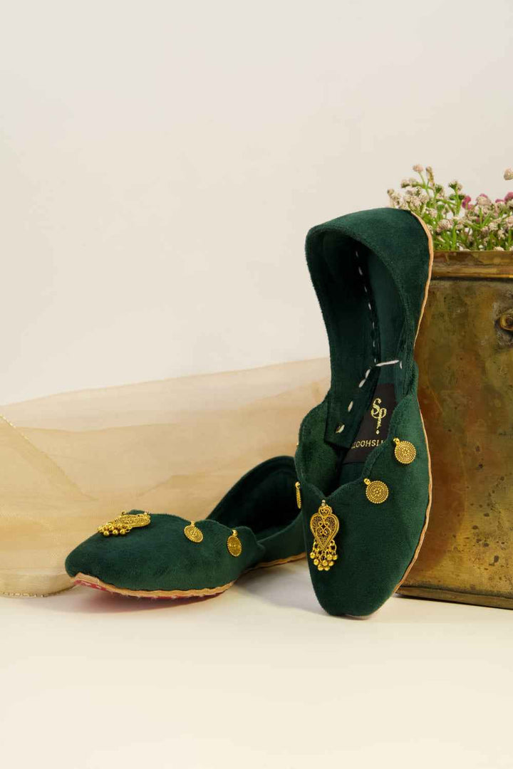 JootiShooti - Mehvar Emerald Khussa For Women