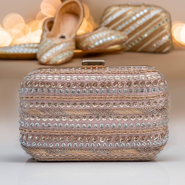 JootiShooti - Nur Clutch - Rose Gold