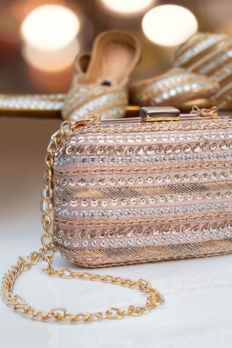 JootiShooti - Nur Clutch - Rose Gold