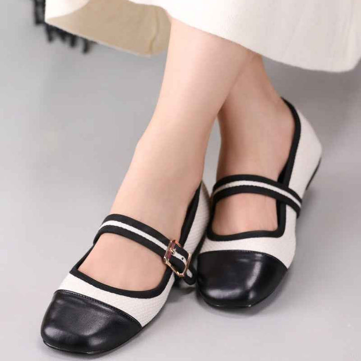 JootiShooti - Parisian Cap-Toe Mary Jane For Women