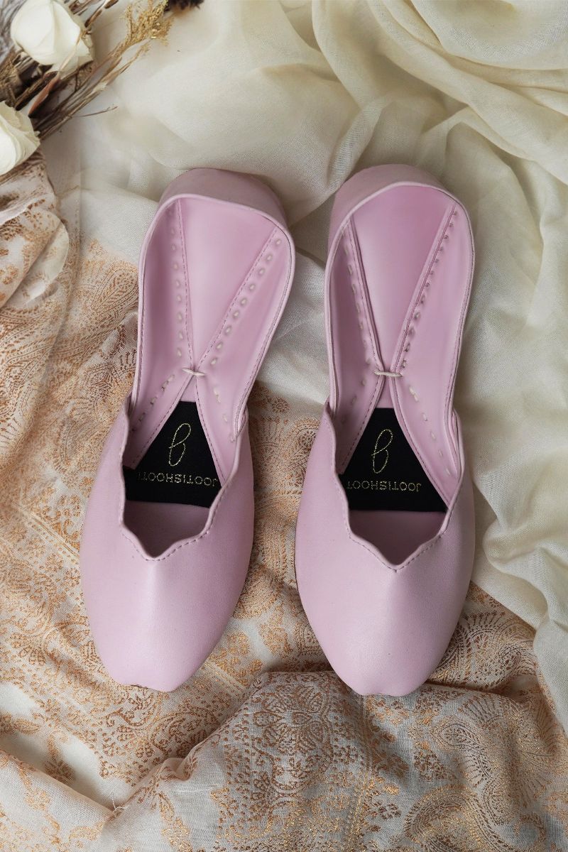 JootiShooti - PerfPastel Powder Pink - Khussa