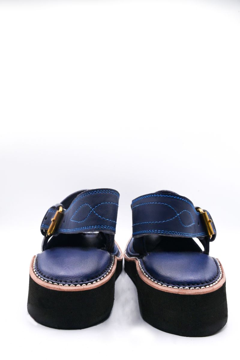 Alifyay - Kaptan Blue Peshawari Sandal