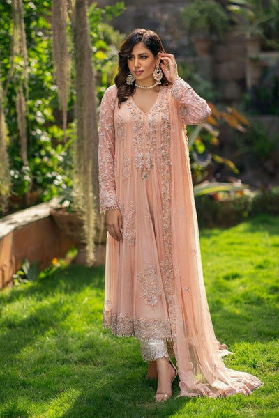 Khayal BY SHAISTA HASSAN - French net peshwas heavily embellished with culottes and embellished french net dupatta - 3 Piece - Studio by TCS