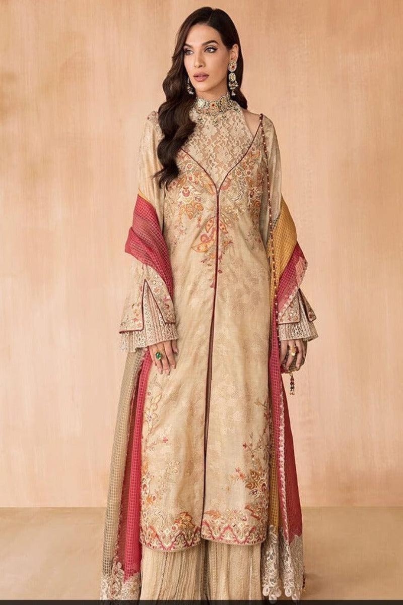 Kanwal Aftab in Nilofer Shahid - Coral Bells - Embroidered - 3 Piece
