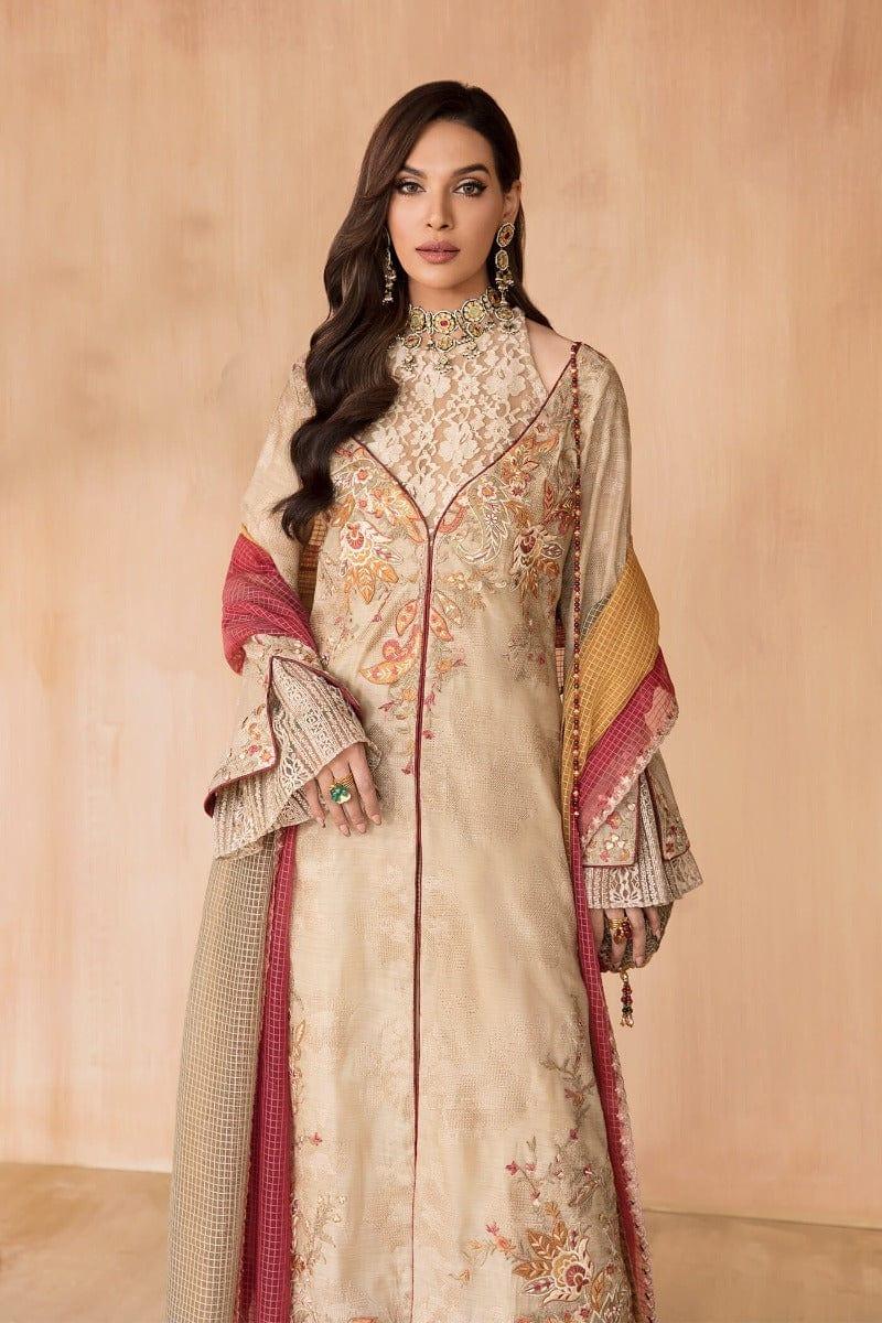Kanwal Aftab in Nilofer Shahid - Coral Bells - Embroidered - 3 Piece
