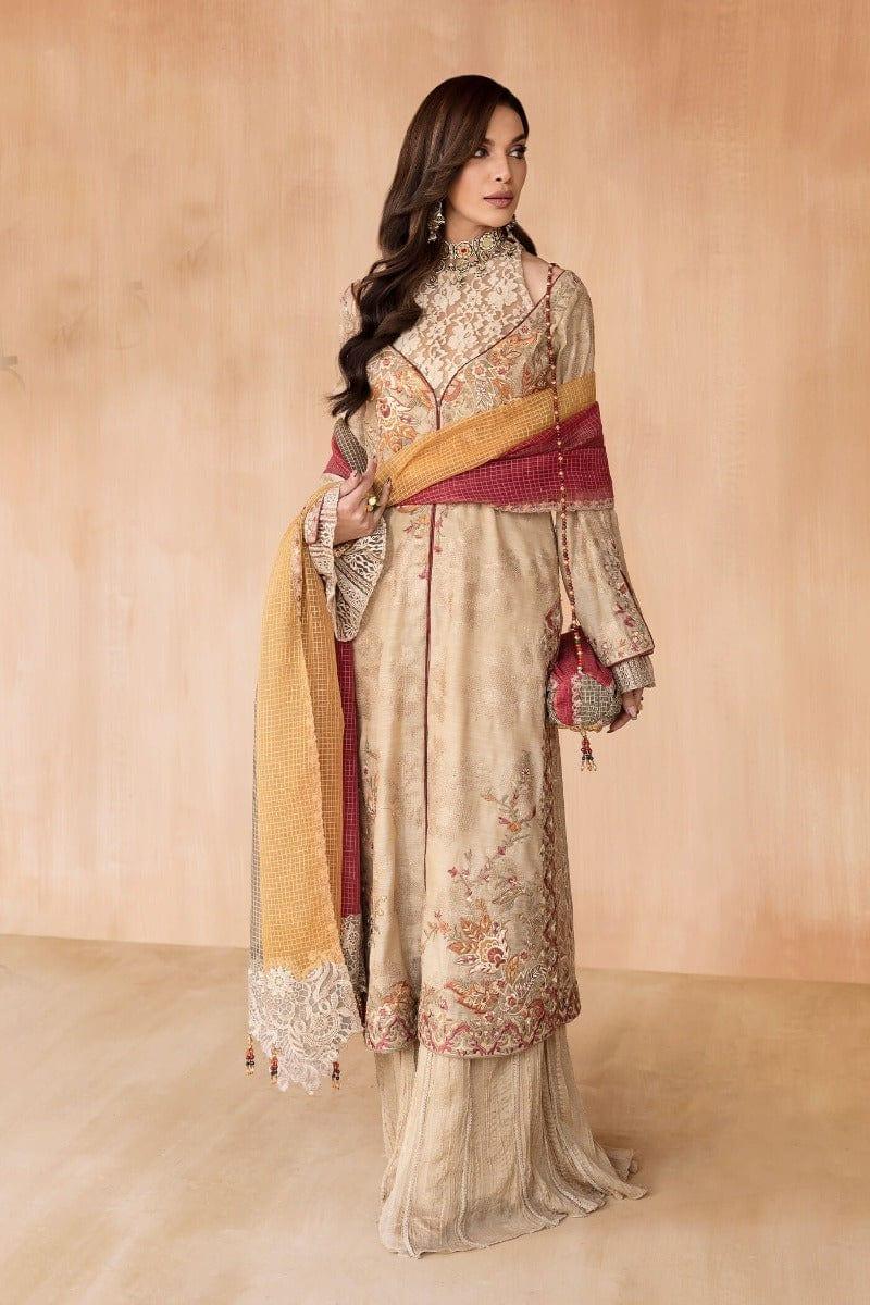 Kanwal Aftab in Nilofer Shahid - Coral Bells - Embroidered - 3 Piece