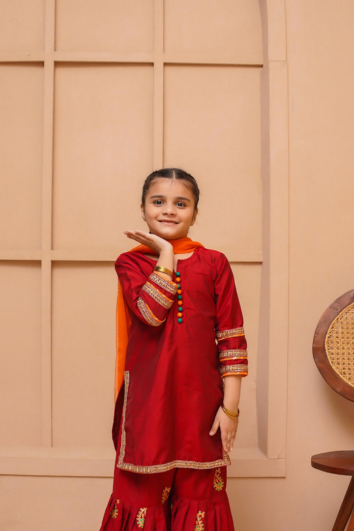 Kidoz Kloset - Amber Mirage Gharara For Girl