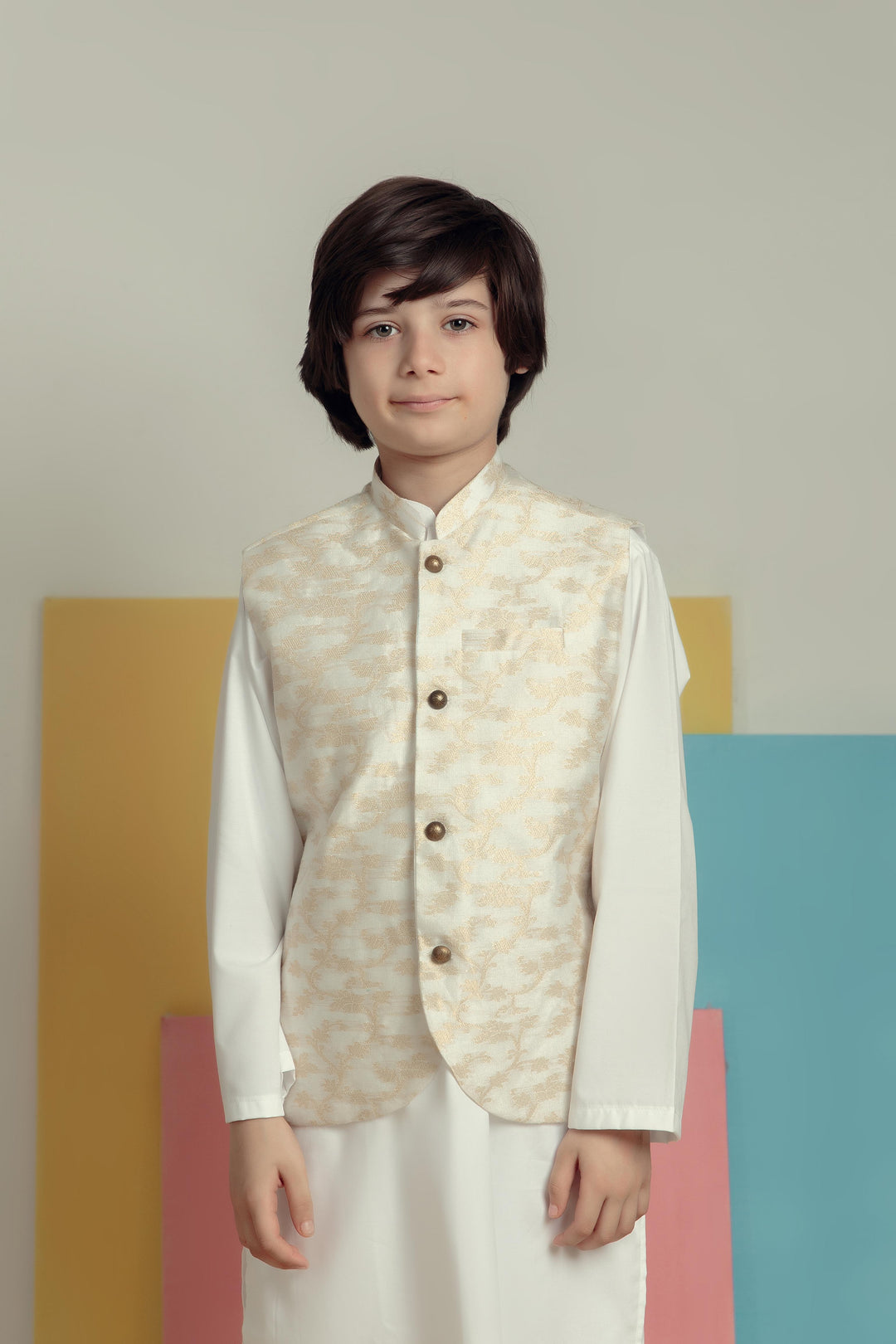 Kidoz Kloset - Royal Gold  Waistcoat-Set For Boy