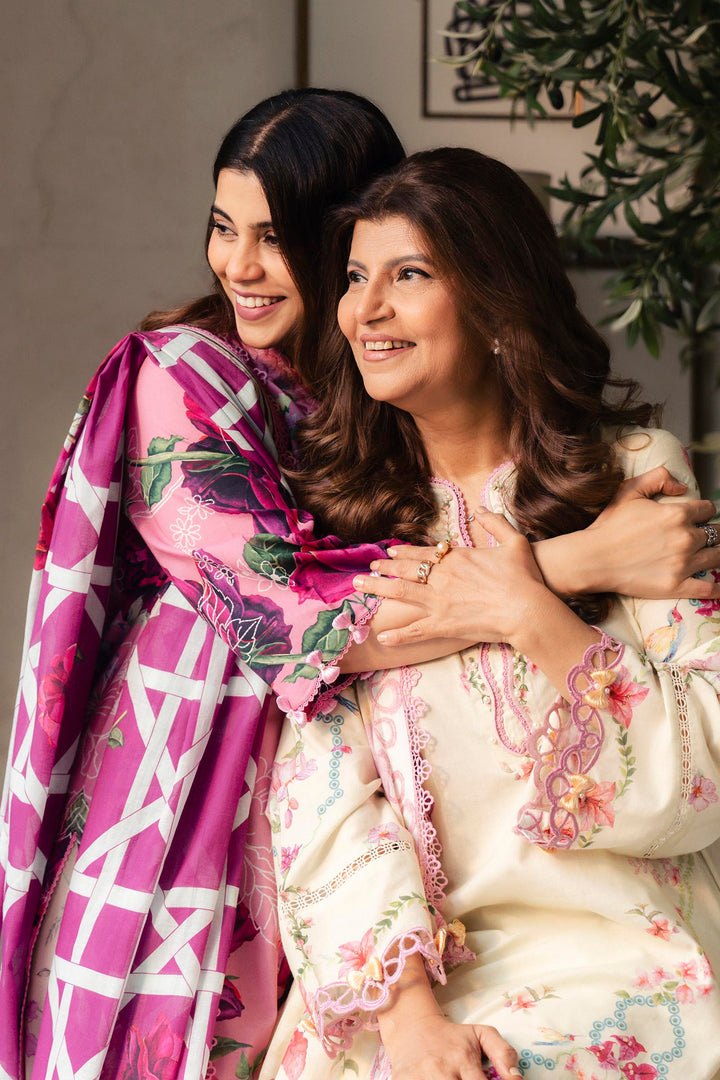 Sana Safinaz Embroidered 3 Piece Lawn Suit Unstitched Pink