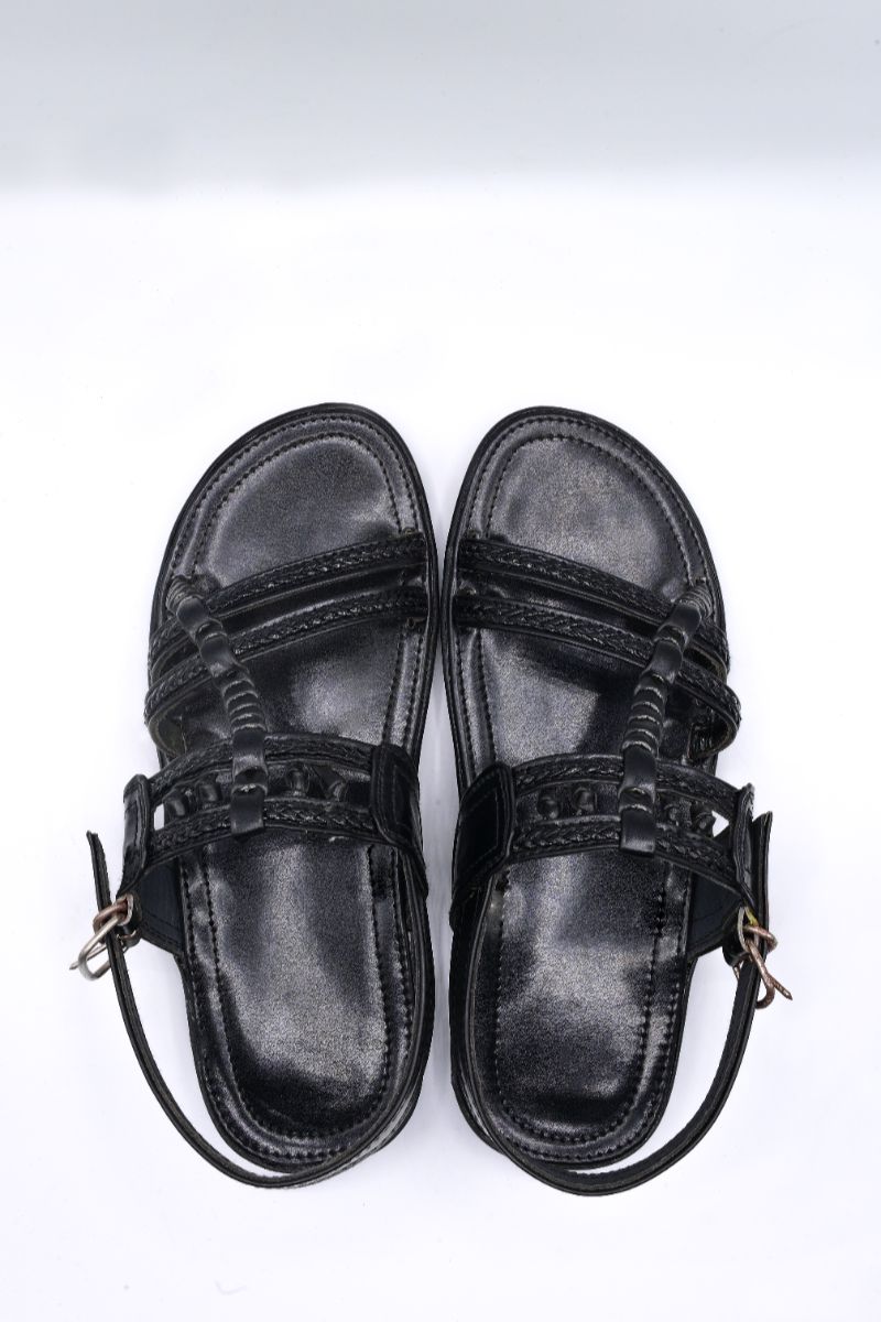 Alifyay - Lucky Marwat Black Peshawari Slipper