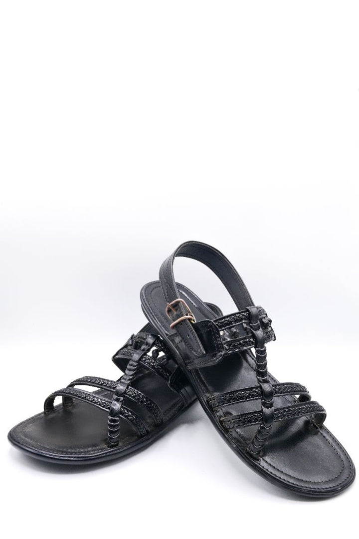 Alifyay - Lucky Marwat Black Peshawari Slipper