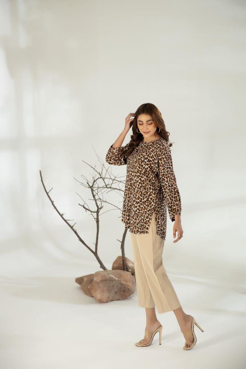 La Rosaa - LA3-06 Cheetah - Linen - 1 Piece