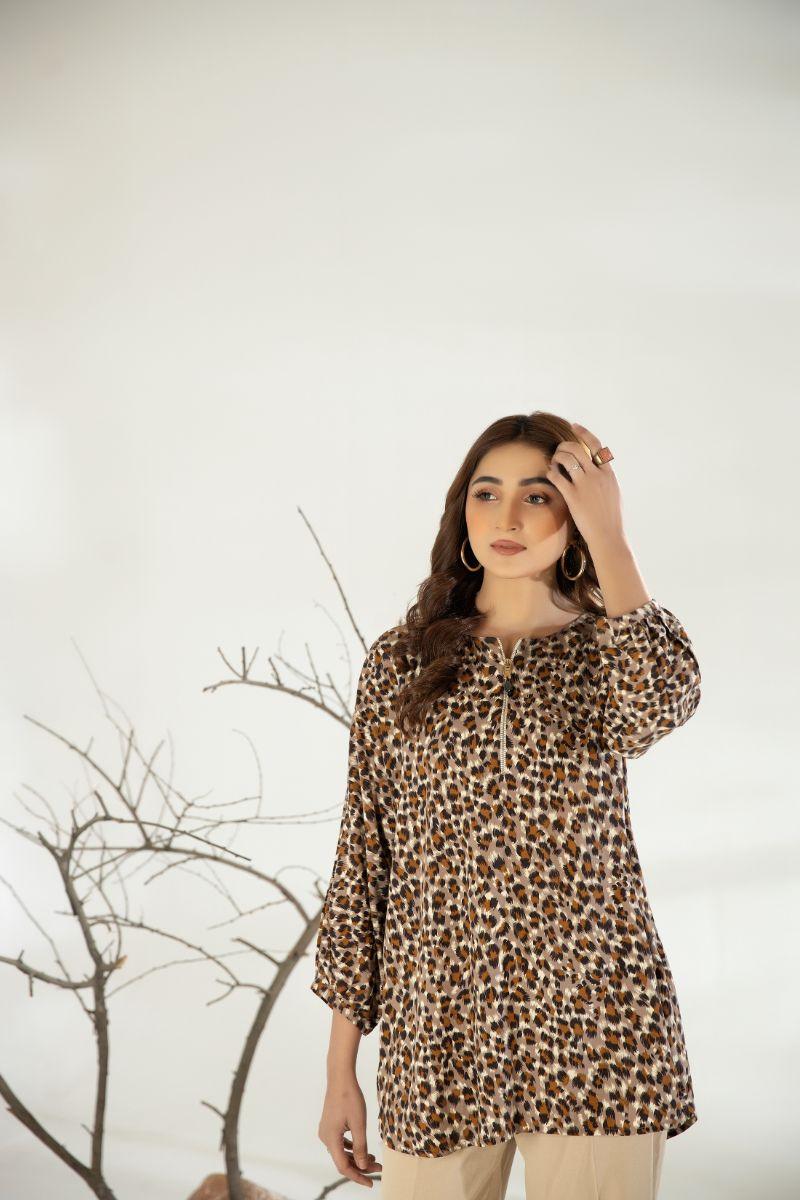 La Rosaa - LA3-06 Cheetah - Linen - 1 Piece