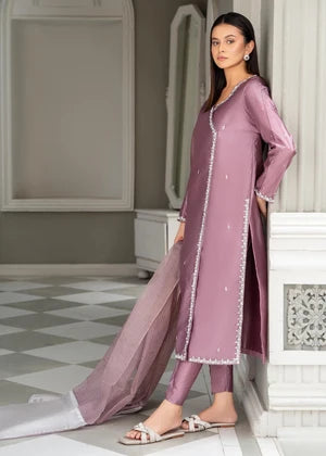 Laleen Anchal Suit Purple 3 Piece