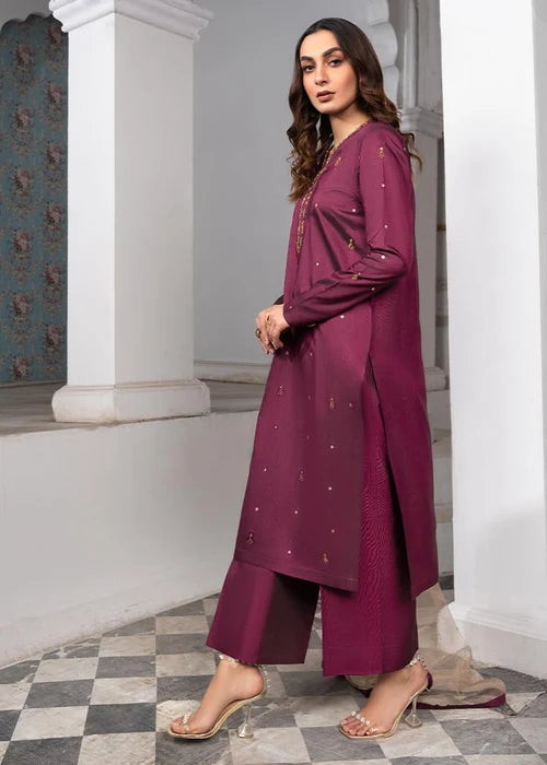 Laleen Anmol Suit Plum 3 Piece