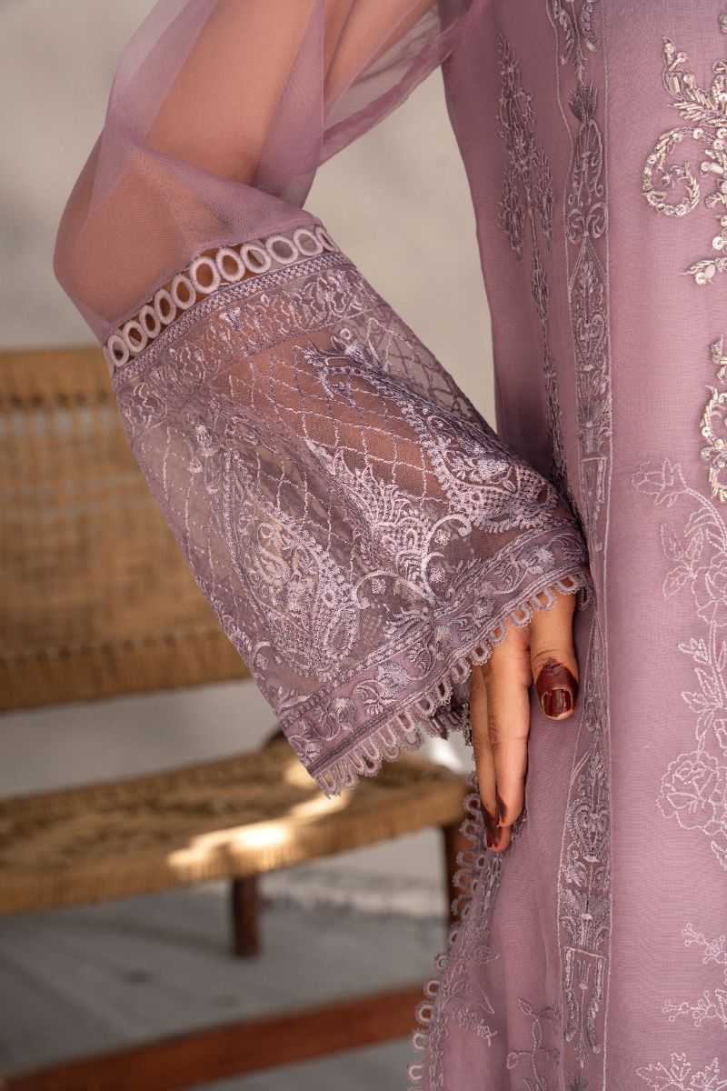 Laleen - Azure Organza Suit For Women - Lalic - 3 Piece