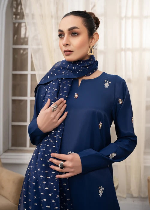 Laleen Bandhan Suit Blue 3 Piece