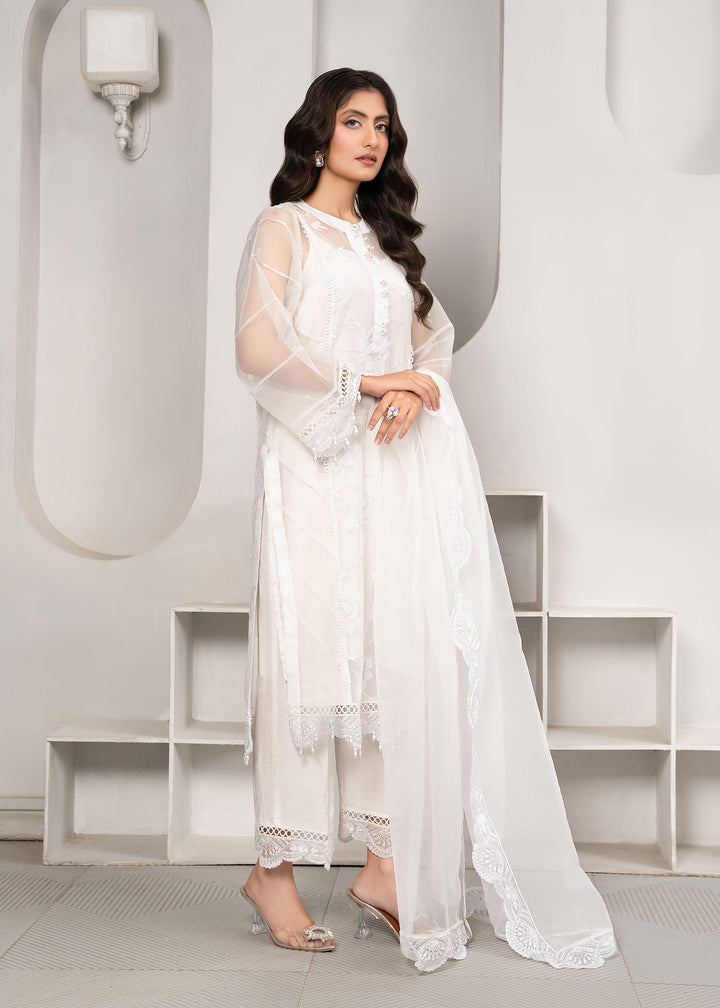 Laleen Ghazali 3 Piece Suit White