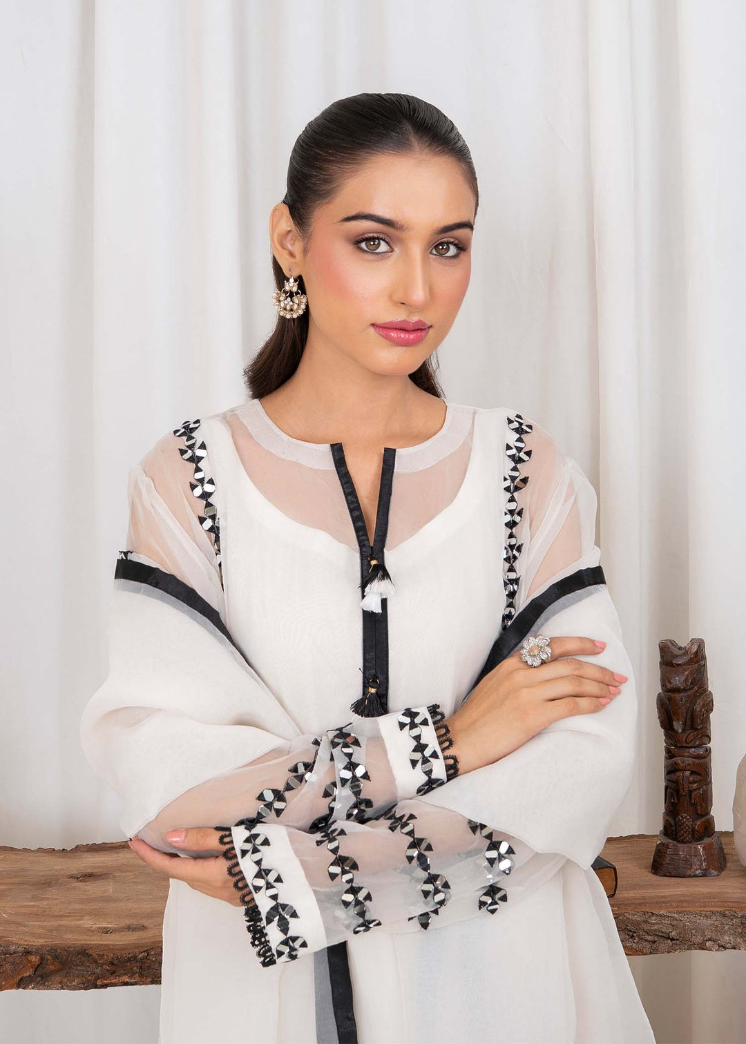Laleen Hannah 3 Piece Suit Ivory