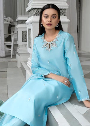 Laleen Kabeera Suit Blue 3 Piece