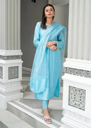 Laleen Kabeera Suit Blue 3 Piece