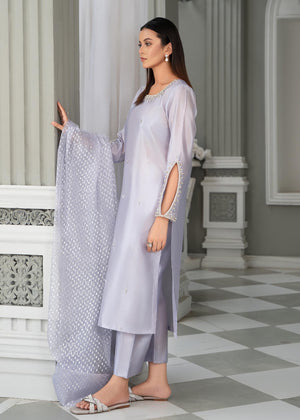 Laleen Leena Suit Purple 3 Piece