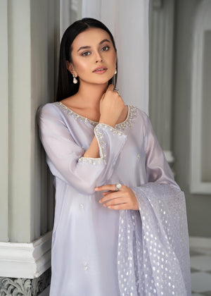 Laleen Leena Suit Purple 3 Piece