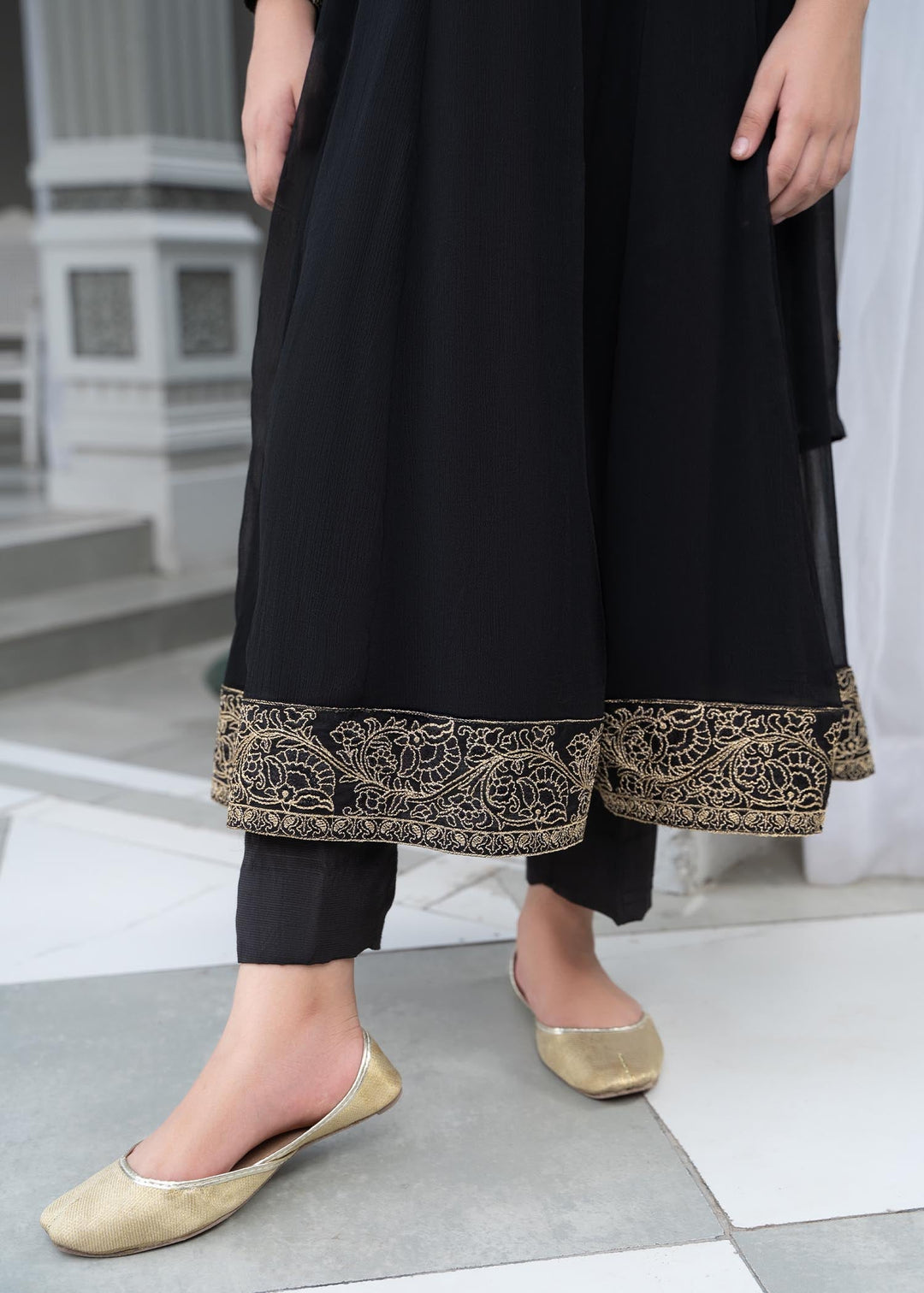 Laleen Maya Pishwas Black 3 Piece
