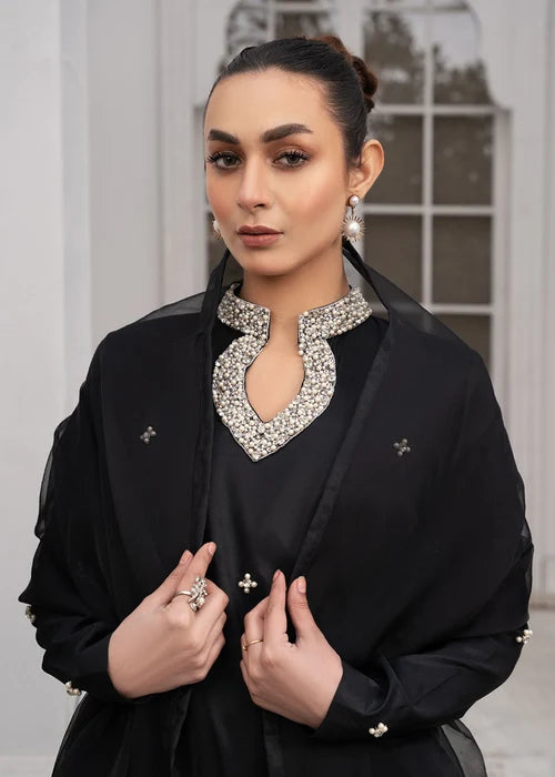 Laleen Meenah Suit Black 3 Piece
