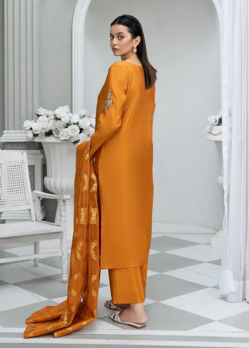 Laleen Sahiba Suit Mustard 3 Piece