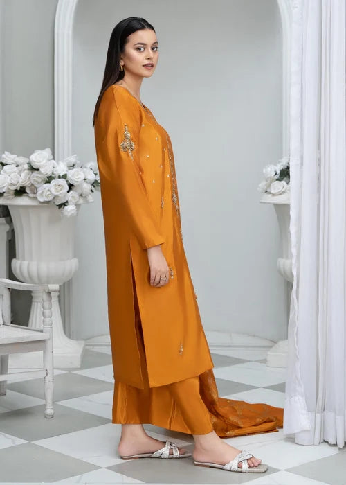 Laleen Sahiba Suit Mustard 3 Piece
