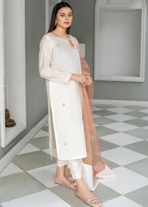 Laleen Tara Suit Ivory 3 Piece