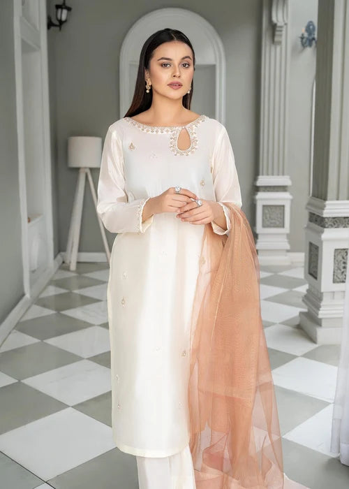 Laleen Tara Suit Ivory 3 Piece