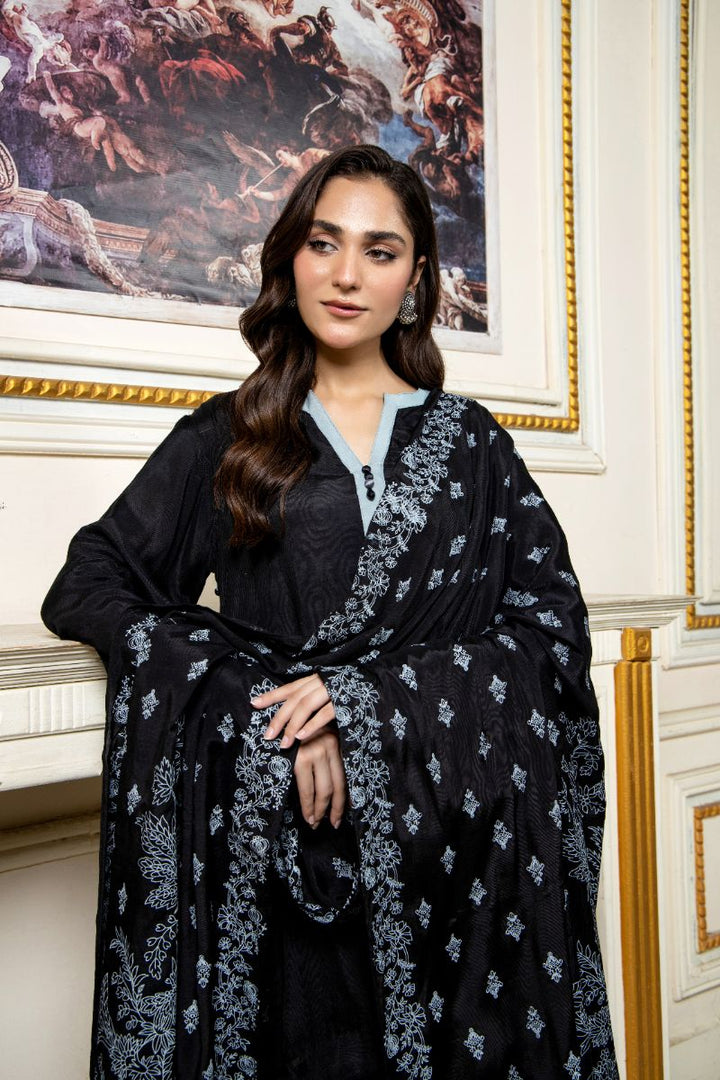 Laleen - Yadgaar Viscose Suit For Women - Black - 3 Piece