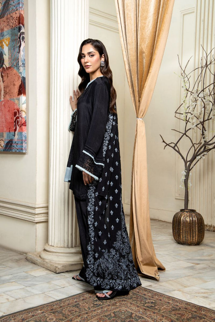 Laleen - Yadgaar Viscose Suit For Women - Black - 3 Piece
