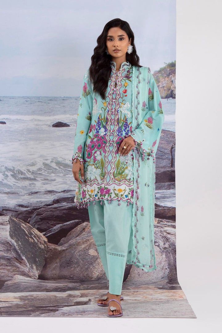 Sana Safinaz - M252-001B-Ci - Lawn - 3 Piece - Unstitched