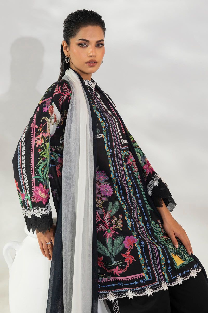 Sana Safinaz - M252-006A-Ci - Lawn - 3 Piece - Unstitched