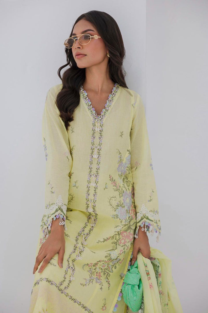 Sana Safinaz - M252-009A-Cl - Lawn - 3 Piece - Unstitched