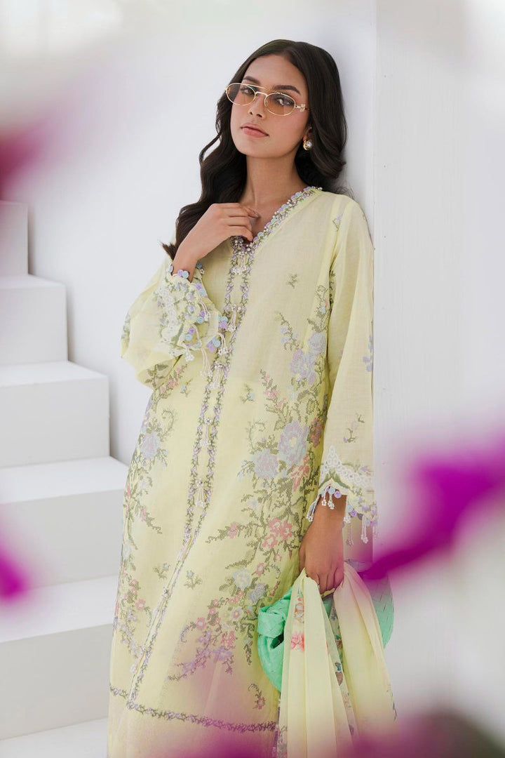 Sana Safinaz - M252-009A-Cl - Lawn - 3 Piece - Unstitched