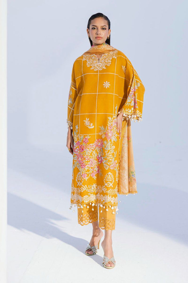 Sana Safinaz - M252-012B-Ct - Lawn - 3 Piece - Unstitched