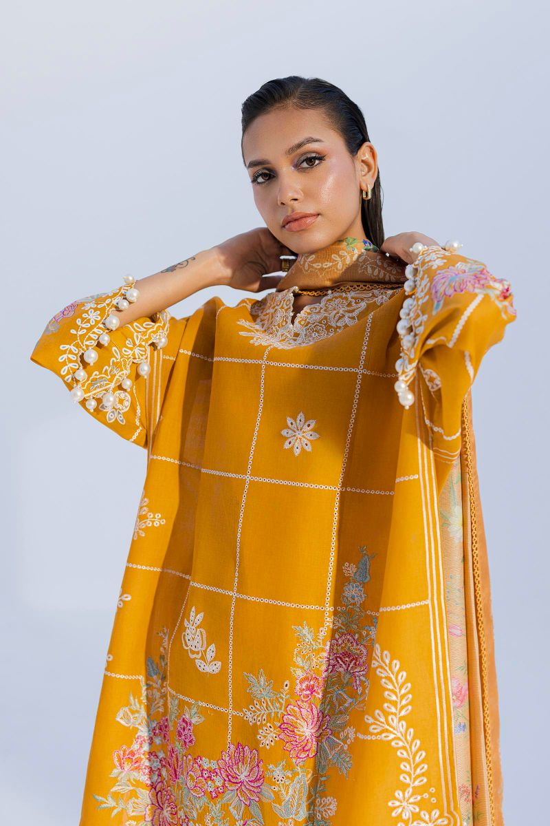 Sana Safinaz - M252-012B-Ct - Lawn - 3 Piece - Unstitched