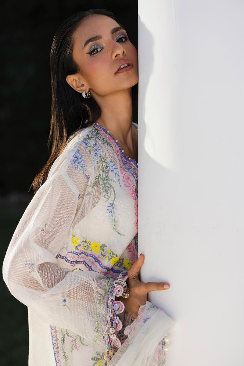 Sana Safinaz - M252-014B-Ct - Lawn - 3 Piece - Unstitched