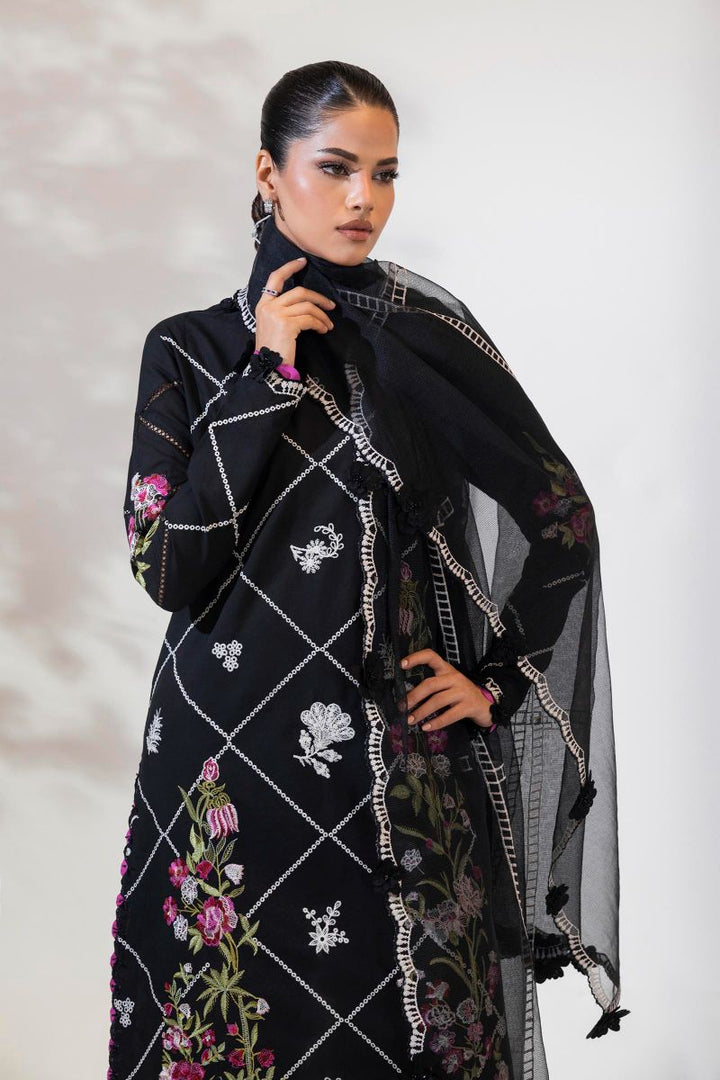 Sana Safinaz - M252-019A-Ct - Lawn - 3 Piece - Unstitched