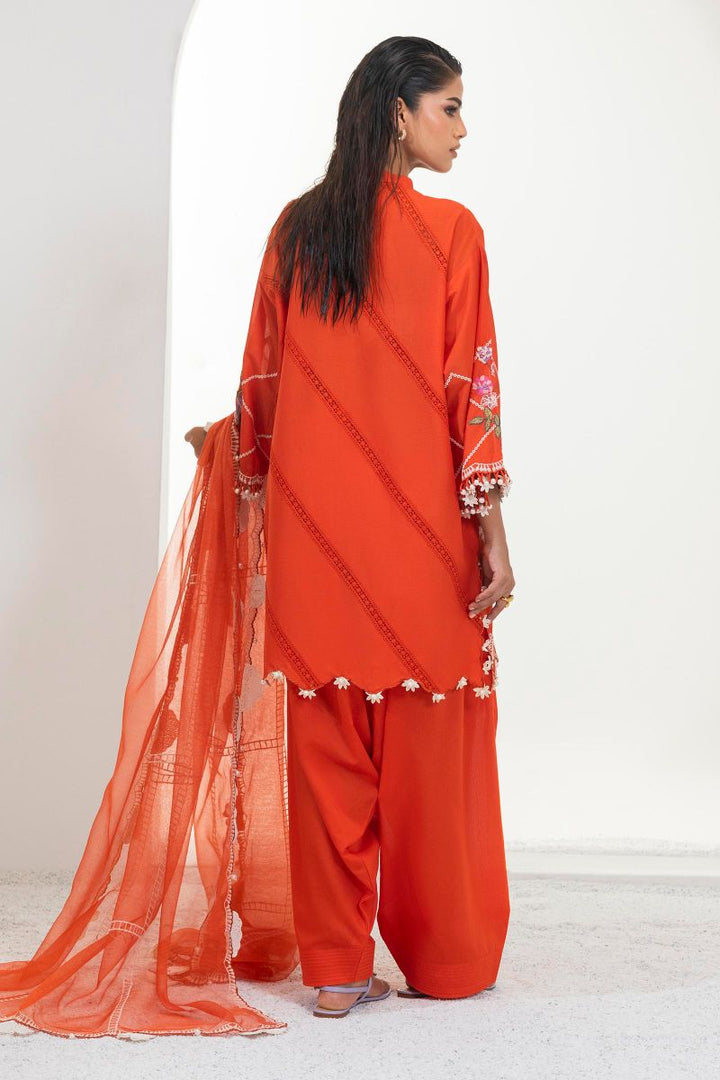 Sana Safinaz - M252-019B-Ct - Lawn - 3 Piece - Unstitched