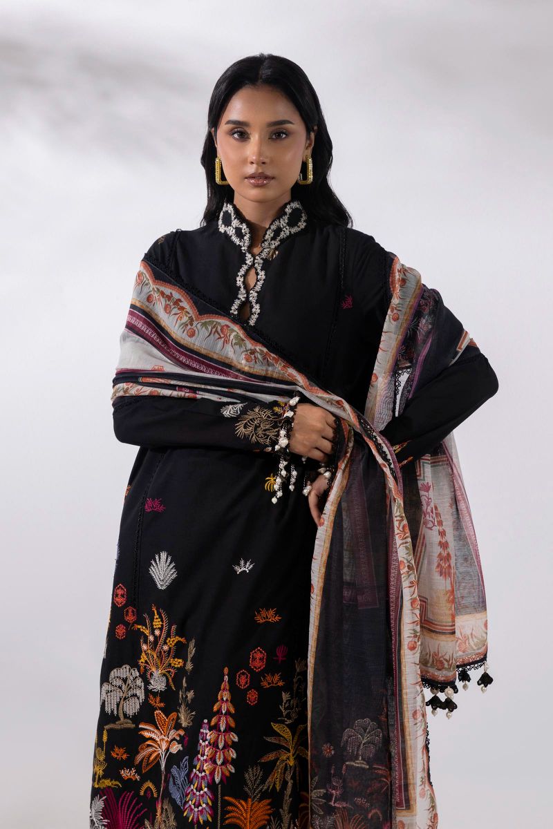 Sana Safinaz - M252-020A-Cv - Lawn - 3 Piece - Unstitched